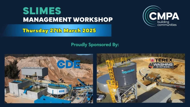 CMPA SLIMES MANAGEMENT WORKSHOP - SAN REMO Part 2

The afternoon session of the Slimes Workshop had presentations by Cameron Black from BCA on Understanding Slimes Management, clive thomas & Bruce Webster from Barro Group on Slimes Recovery Plant, James Murphy from CDE Group on Slimes Solutions for Australian Quarries, Ben Wilcox from Terex Washing Systems covering Product Solutions for Slimes Management, Andrew Dunn from Burdett Sands talked about Geotubes and Slimes Treatment.

The work shop concluded with a presentation from Robbie Viglietti from Sand Supplies with an overview on their Glenforbes site and the Rehabilitation of The Gurdies site, followed by site visits to both the Glenforbes and The Gurdies quarries.

It was a very informative day for all who attended, as was great to be able to visit sites to see how Slimes were being managed as well as an example for rehabilitation of a quarry.
Big thank to:- Robbie Viglietti & Sharrie from Sand Supplies for presenting and giving us access to their quarry sites. CDE Group - James Murphy, Amy Conway, Pete Neely and Marcas M. and Terex Washing Systems - Ben Willcox and Stephen Mckee for sponsoring the Workshop and to all of our presenters on the day.

#cmpaworkshops #slimesmanagement #quarryrehabilitation #barrogroup #cdegroup #terexwashingsystems #quarriesbuildingcommunities #quarriesvic #cmpavic